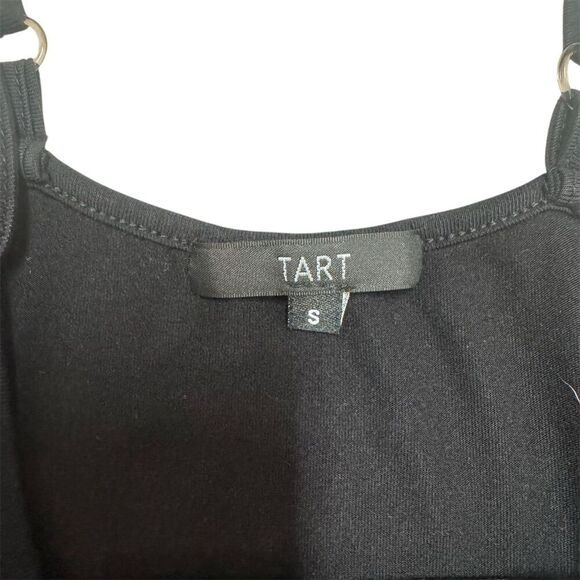 EUC Tart Women's Black Jumpsuit Size S Adjustable Straps Elastic Waist - Picture 4 of 10